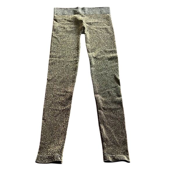 Forever 21 size S Gold Metallic Leggings Stretch - Picture 4 of 9